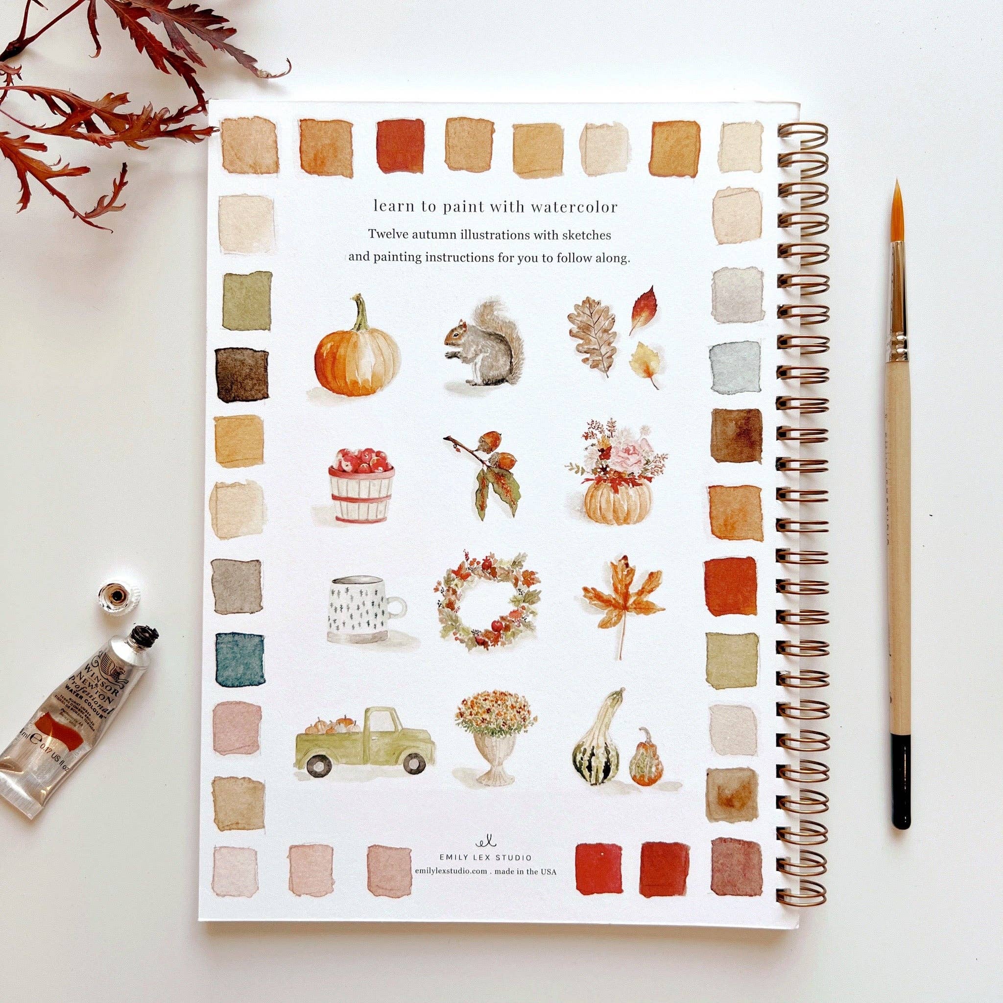 Autumn watercolor workbook | Good Day Art Gallery
