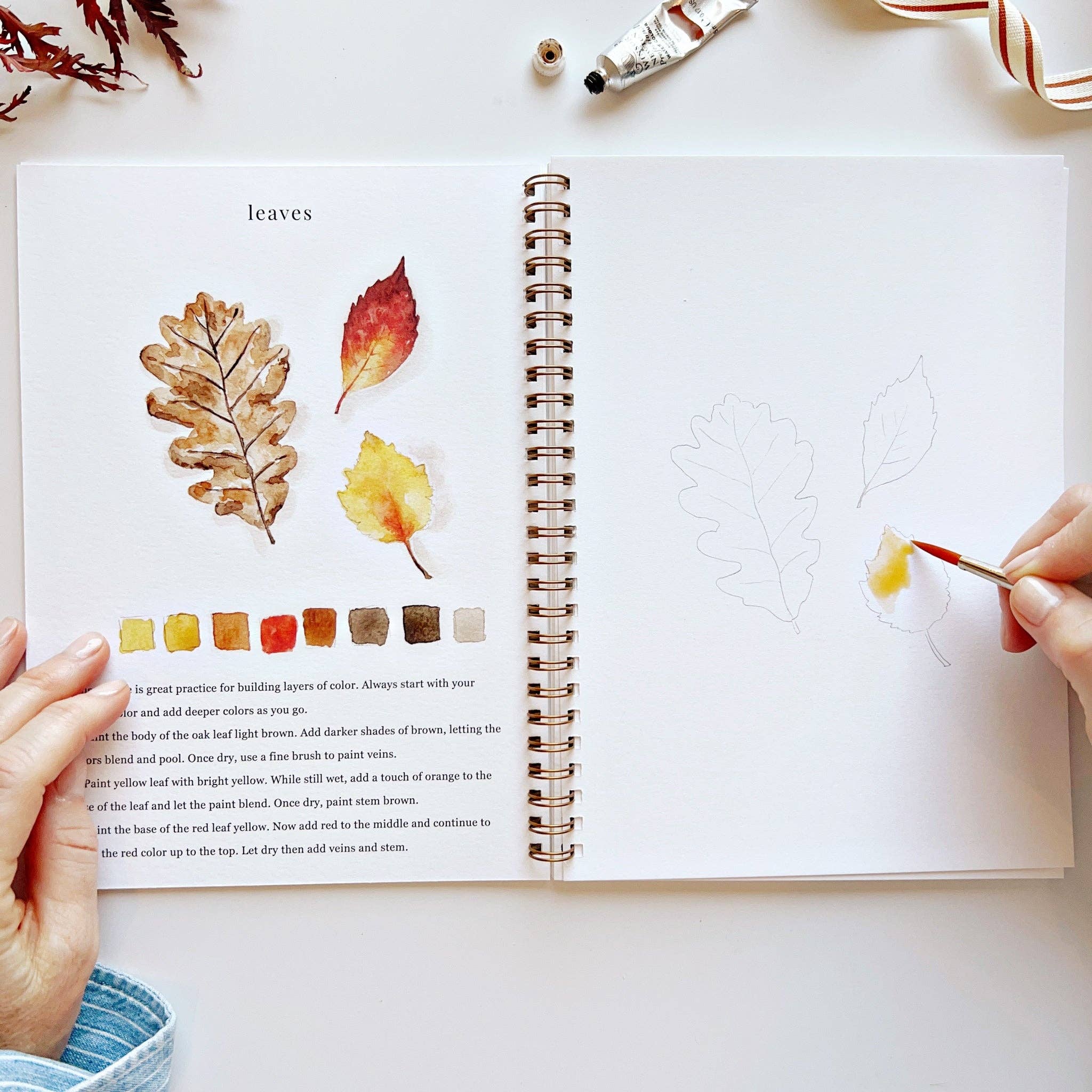 Autumn watercolor workbook | Good Day Art Gallery